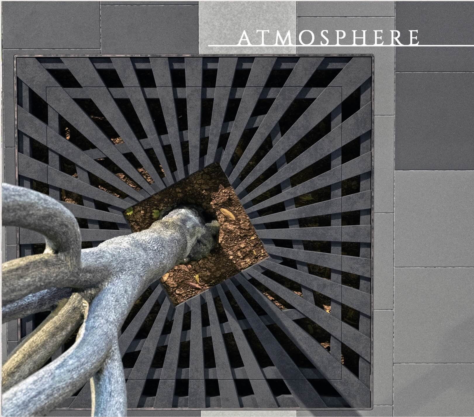 Приствольная решетка для дерева ZKING ATMOSPHERE 1.2х1.2м Черная в Новошахтинске фото