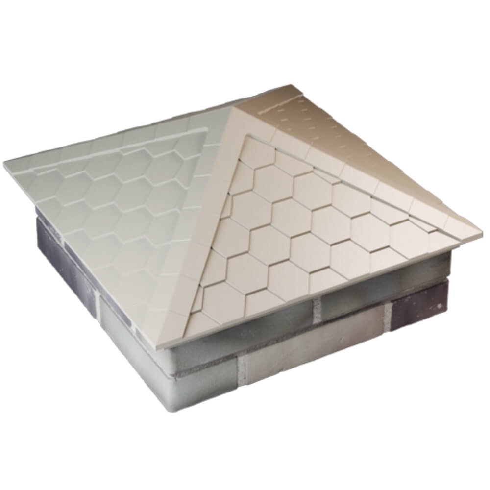 Колпак Zking Эверест Бежевый на столб 2х2 кирпича (535х535мм) Новошахтинск фото