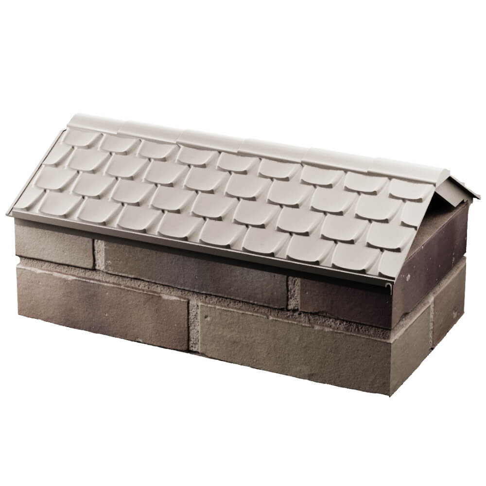 Парапет Zking Эльбрус Бежевый с посадкой на 1 кирпич (255мм) в Новошахтинске фото