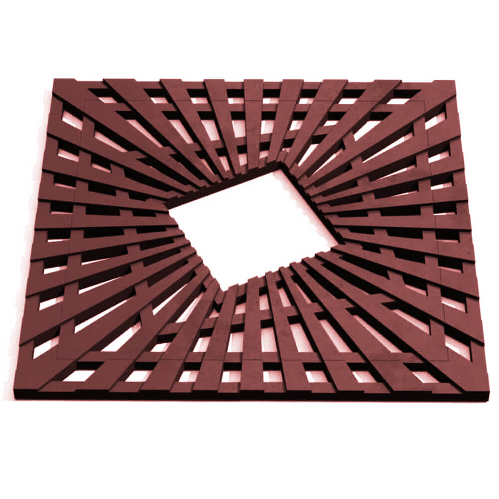 Приствольная решетка для дерева ZKING ATMOSPHERE 1.2х1.2м Коричневая Новошахтинск фото