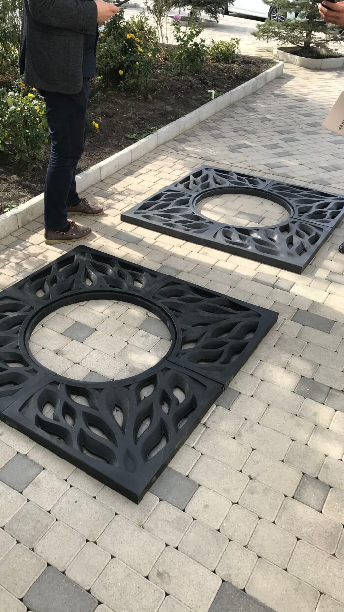 Приствольная решетка для дерева ZKING CRUST 1.2х1.2м Черная в Новошахтинске фото