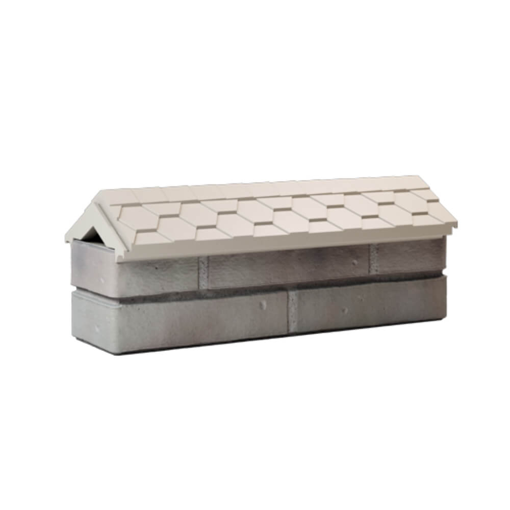 Парапет Zking Эверест Бежевый с посадкой на 0.5 кирпича (130мм) Новошахтинск фото