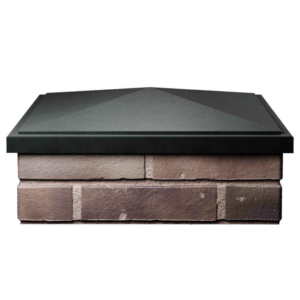 Колпак Zking БонаМоно Черный на столб 2х2 кирпича (515х515, 530х530мм) Новошахтинск фото