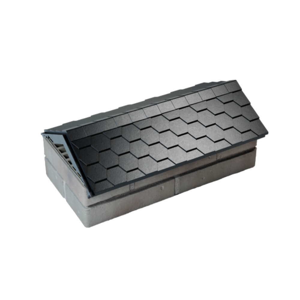 Парапет Zking Эверест Черный с посадкой на 1 кирпич (200/225/255мм) в Новошахтинске фото