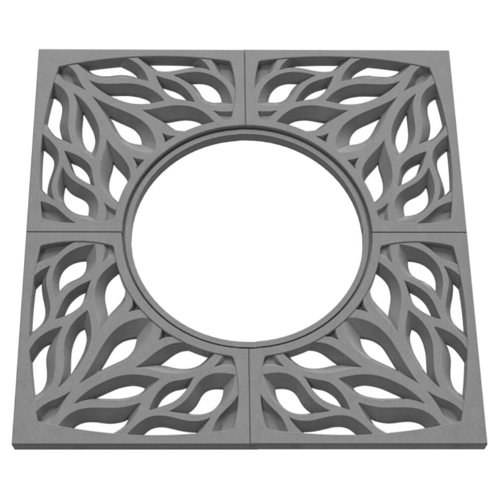 Приствольная решетка для дерева ZKING CRUST 1.2х1.2м Серая в Новошахтинске фото