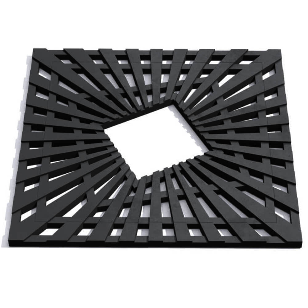 Приствольная решетка для дерева ZKING ATMOSPHERE 1.2х1.2м Черная Новошахтинск фото