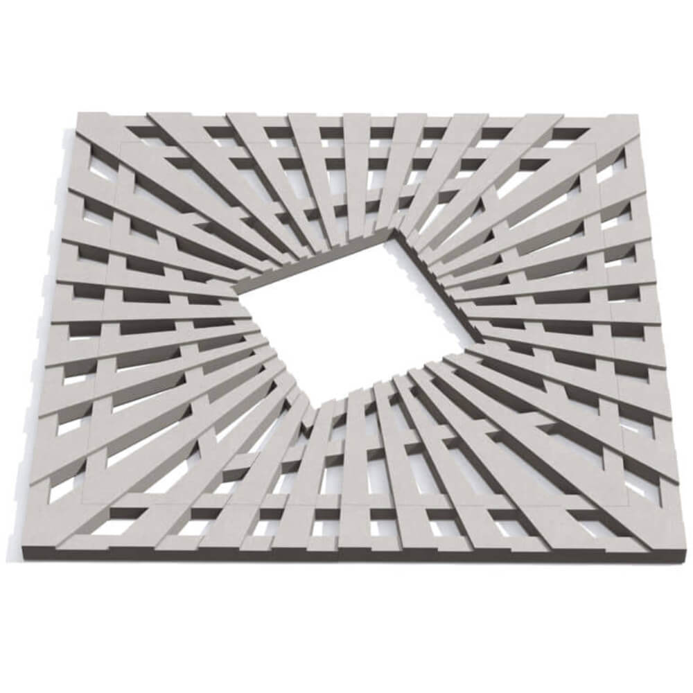 Приствольная решетка для дерева ZKING ATMOSPHERE 1.2х1.2м Бежевая Новошахтинск фото