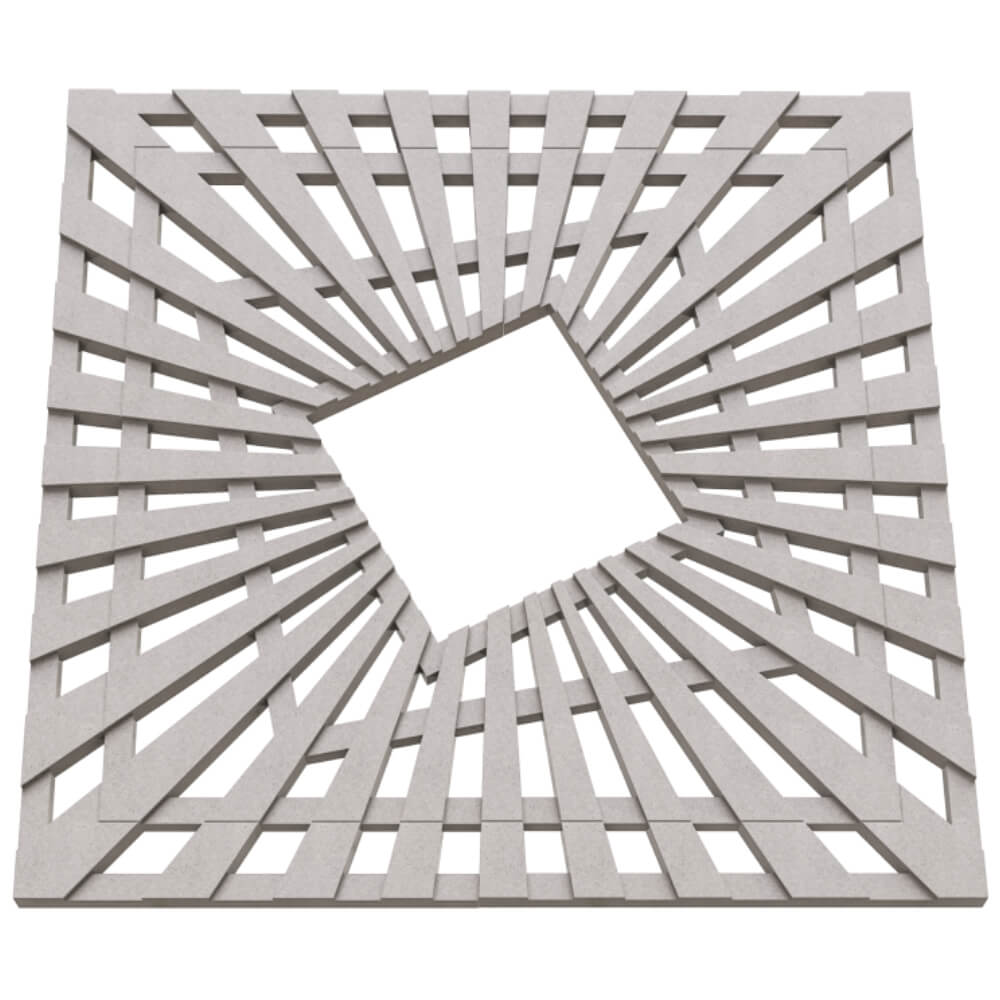 Приствольная решетка для дерева ZKING ATMOSPHERE 1.2х1.2м Бежевая в Новошахтинске фото