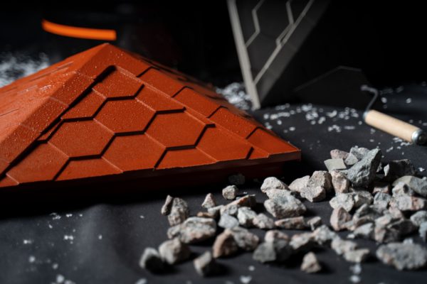 Колпак Zking Эверест Красный на столб 1.5х1.5 кирпича (390х390мм) в Новошахтинске фото