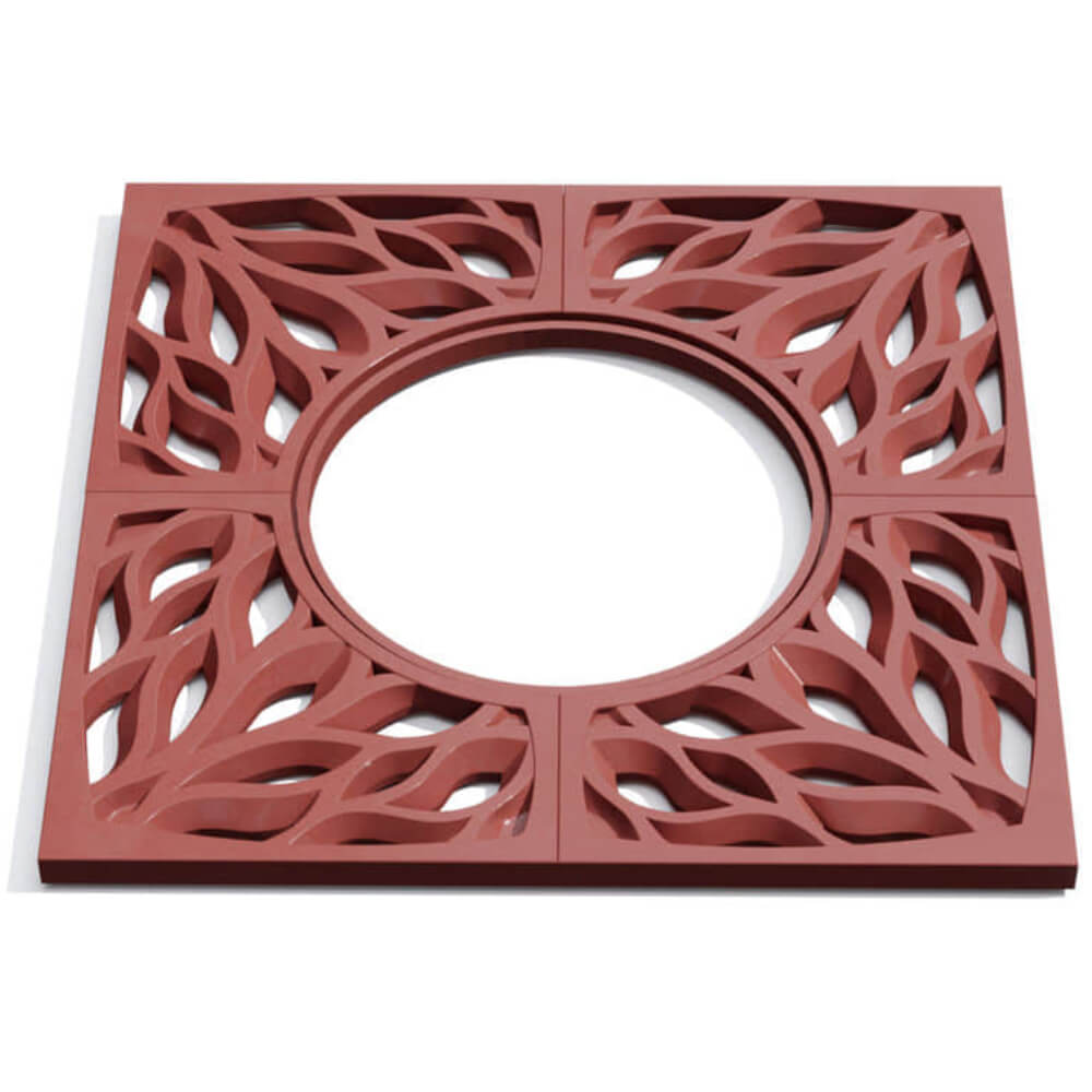 Приствольная решетка для дерева ZKING CRUST 1.2х1.2м Красная Новошахтинск фото