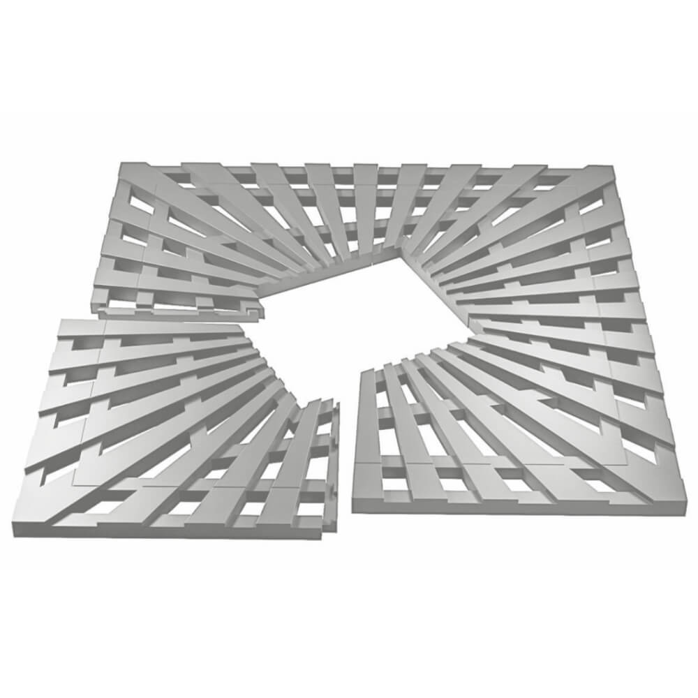 Приствольная решетка для дерева ZKING ATMOSPHERE 1.2х1.2м Бежевая в Новошахтинске фото