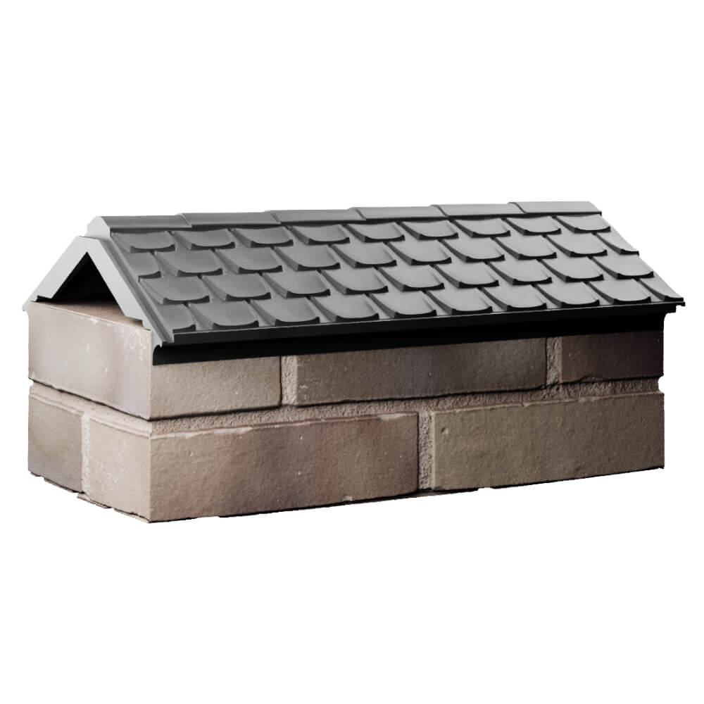 Парапет Zking Эльбрус Серый с посадкой на 1 кирпич (255мм) Новошахтинск фото