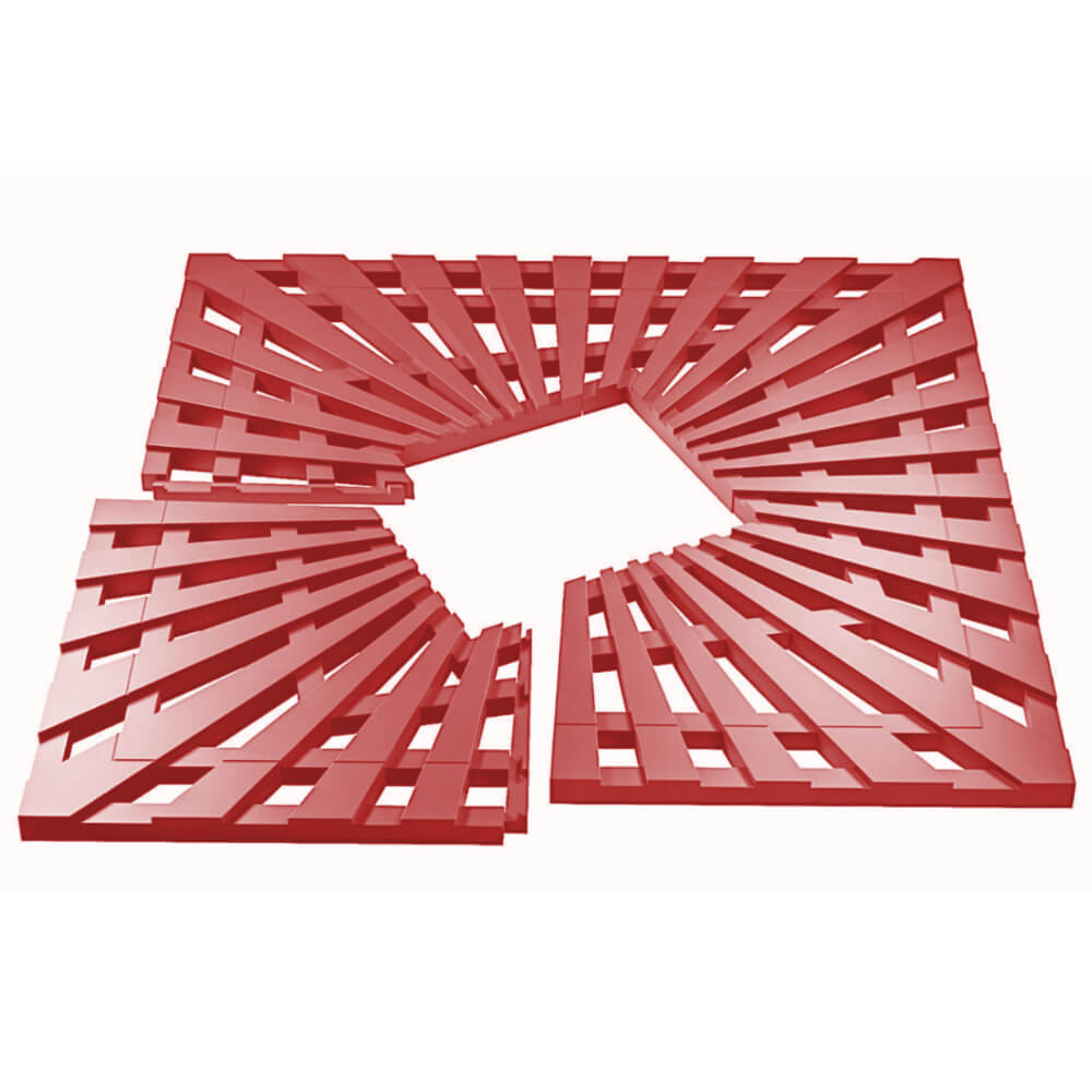 Приствольная решетка для дерева ZKING ATMOSPHERE 1.2х1.2м Красная в Новошахтинске фото