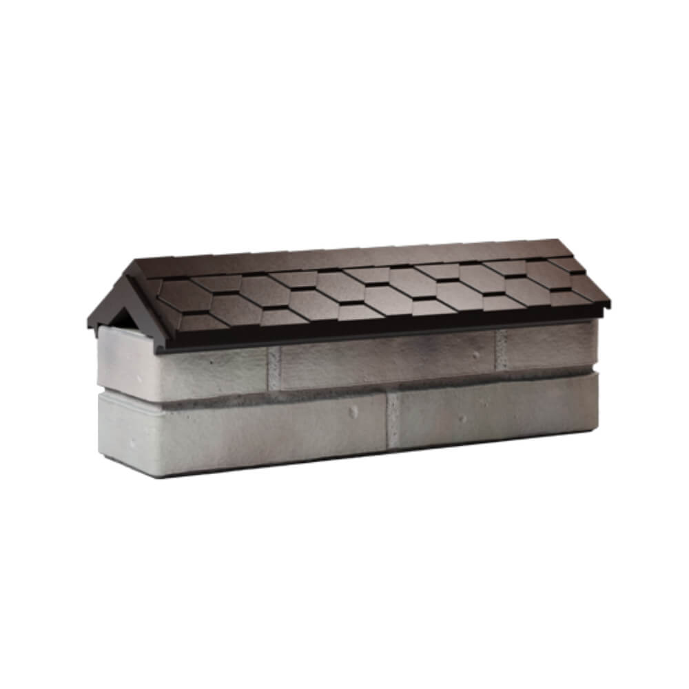 Парапет Zking Эверест Коричневый с посадкой на 0.5 кирпича (130мм) Новошахтинск фото