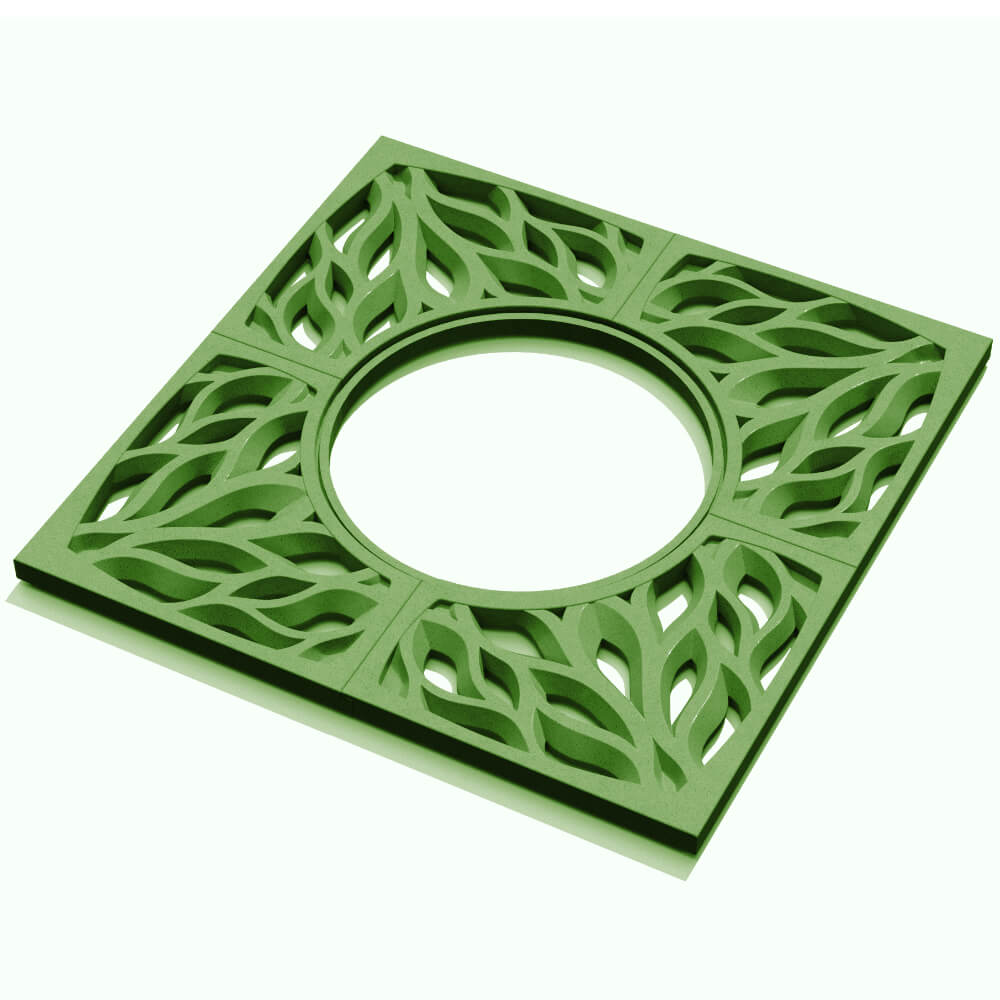 Приствольная решетка для дерева ZKING CRUST 1.2х1.2м Зеленая в Новошахтинске фото