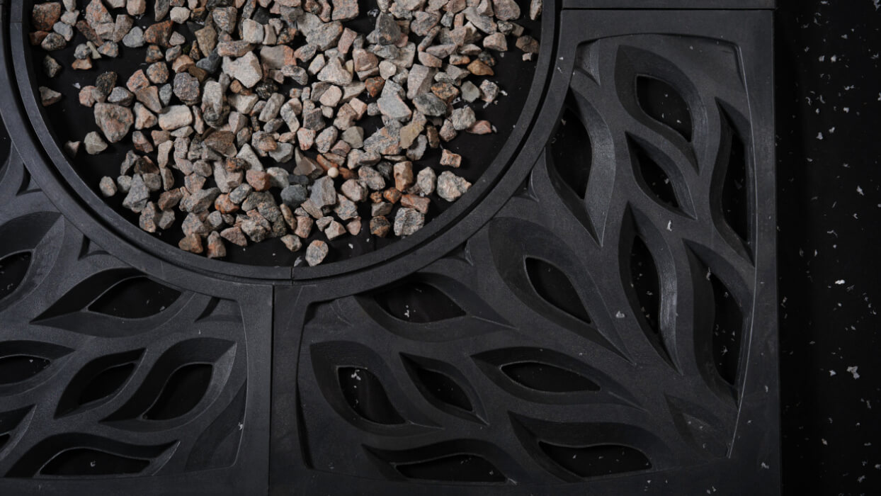 Приствольная решетка для дерева ZKING CRUST 1.2х1.2м Черная в Новошахтинске фото